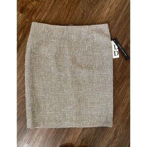 NWT Dalia Collection Tweed Wool Skirt - SIZE 12 -